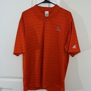 Campbell University Camels Football Team Orange Coaches Golf Polo Shirt L Men’s